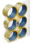 Ultratape 48mm X 40M Clear Tape 6 Pack