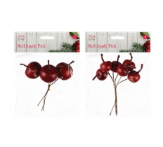 Christmas Artificial Apple Picks