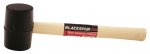 Blackspur 16oz Rubber Mallet With Wooden Shaft