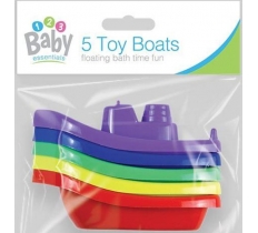 Bath Time Boats 5 Pack