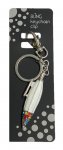 Bling Pen Design Keyring With Keychain & Clip