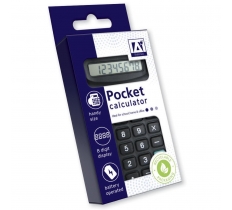 STATIONERY POCKET CALCULATOR ( BLACK )