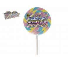 Pastel Rainbow Candy Lollipop 110g