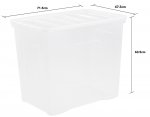 Wham Crystal 160L Box And Lid