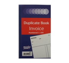 Silvine Impact Duplicate Book Invoice 206mm X 127mm