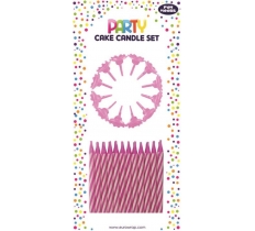 Cake Candle Set Pink