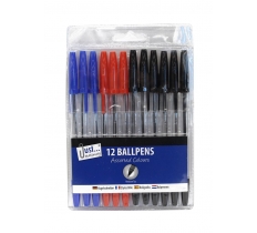 Tallon Assorted Ballpoint Pens 12 Pack