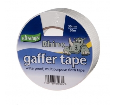 Ultratape Rhino 50mm X 50M White Cloth Tape