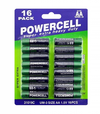 Powercell AA Battery 16 Pack