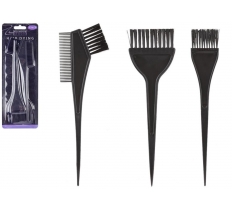 Glamour Studio 3 Pack Hair Dying Brushes