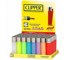 Mini Clipper Lighter Solid Colours 40 Pack