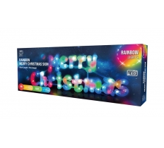 Led Merry Christmas Sign Cols Changing