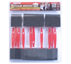 Dekton 10 Piece Foam Brush Set