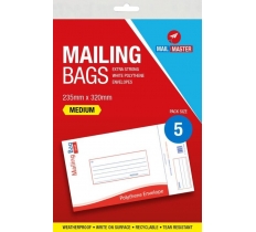 Mail Master Medium Mail Bag 5 Pack