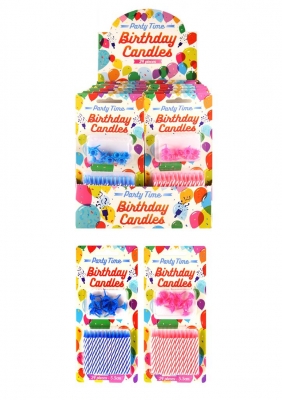 Birthday Candles With Holders