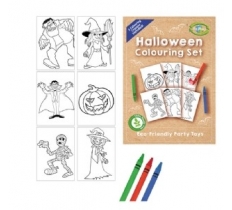 ECO Play Halloween A6 Colouring Set