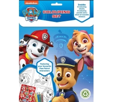 Paw Patrol Colouring Set