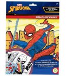 Spiderman Colouring Set
