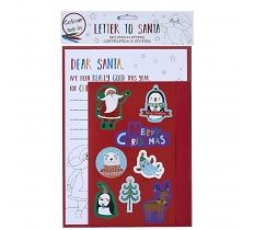 Letter To Santa -Fun Santa Colour Your Own