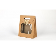 Kraft small gift bag 24x19x9cm