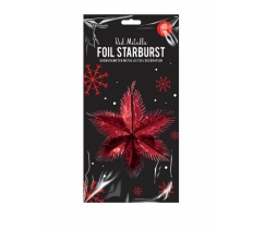 Red Foil Starburst