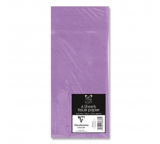 6 Sheet Tissue Paper Lilac