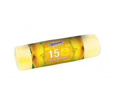 15 Pack Lemon Swing Bin Liners