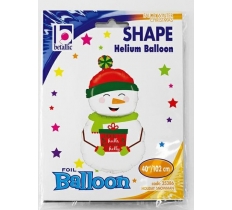 Holiday Snowman 40" Balloon