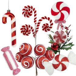 Christmas Candy Cane Decorations
