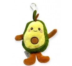 13cm Bag Clip Plush Avocado