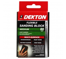 Dekton Flexible Sanding Block - Medium - 80 Grit