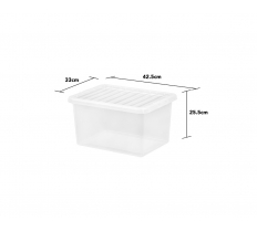 Wham Crystal 25L Box And Lid