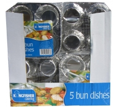 Medium Foil Food Containers And Lids 9 Pack