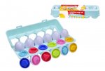 12 Shape Sorter Eggs