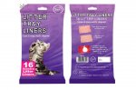 World Of Pets Cat Litter Tray Liners Scented 16 Pack