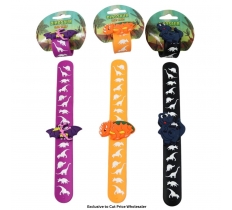 Dinosaur Design Slap Bracelet assorted Colours