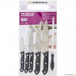 7Pc Knife Set In Plastic Chopping Board & Sharpener