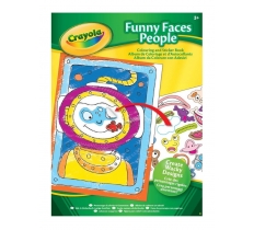 Crayola Funny Faces Sticker Book ( Assorted )