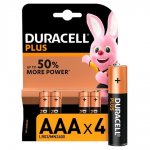 Duracell Plus AAA Batteries 4 Pack X 10