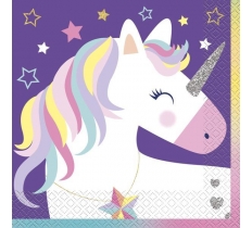 16 PACK UNICORN LUNCH NAPKIN