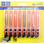 Snap Off Knife Set 8 Pack