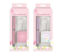 Mothers Day Pen & Keychain Gift Set
