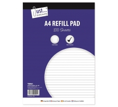 A4 Lined Refill Pad 100 Sheets