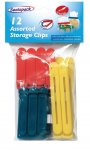 Assorted Storage Bag Clips 12 Pack