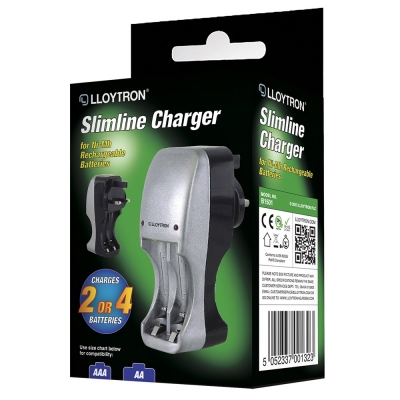 Lloytron Slimline Aaa / Aaa Batteries Charger