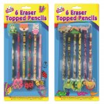 Tallon 6 Eraser Topped Pencils