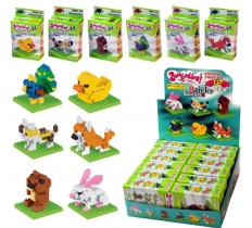 Animal Mini Brick Kits 14X8.5cm