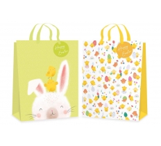 GIFT BAG EASTER MEDIUM CHICK & RABBIT DESIGNS