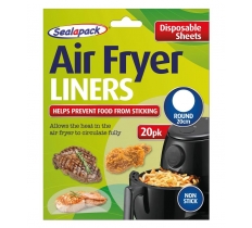 Dispoable Air Fryer Liner Round 20 Pack 20cm