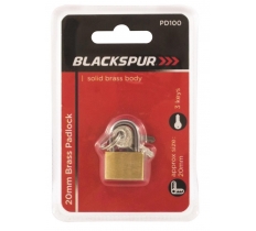 Blackspur 20mm Brass Padlock